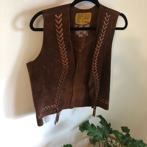 Leather vest